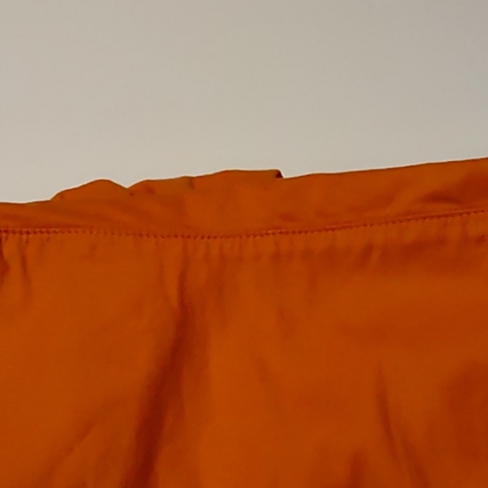 Reformation Strapless Ruched Orange Midi Dress - Picture 9 of 15